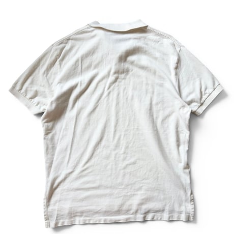 POLO Ralph Lauren / One Point Logo Polo Shirt / White XL / Used