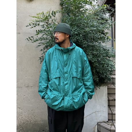 90's EBTEK / Nylon Jacket / Green XL / Used
