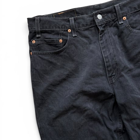 90's Levi's / 550 Denim Pants Length Custom / Black 36 / Used