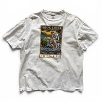 Made in USA / Fishing Printed Tee / Ash XL / Used