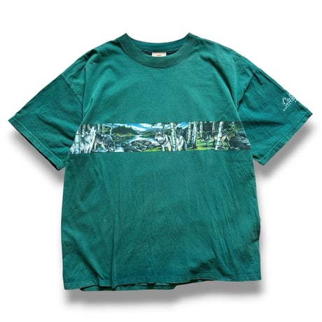 Made in CANADA / Wild Tee / Green XL / Used