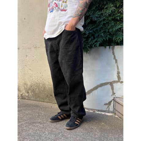 Made in USA / 90's Levi's / 560 Denim Pants Length Custom / Black 40 / Used