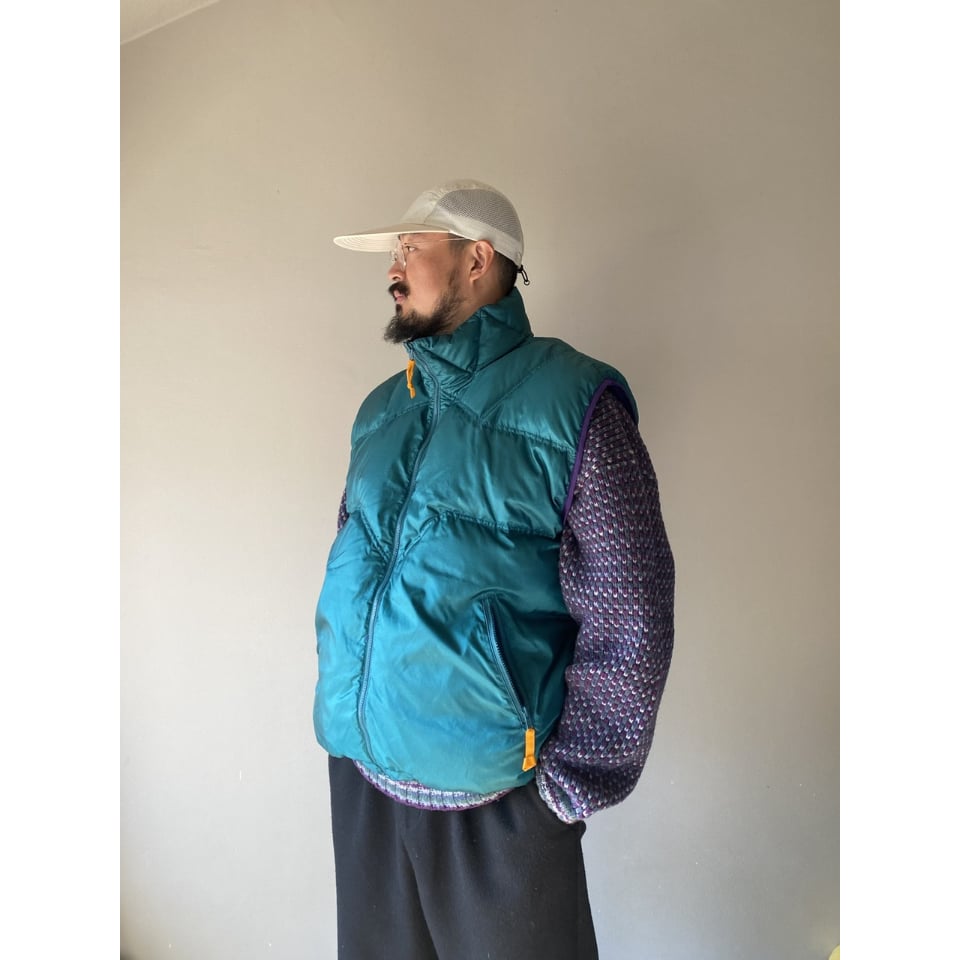 80's Woolrich / Reversible Down Vest / XL / Use