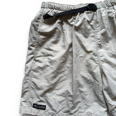 00's Columbia / Nylon Shorts / Stone L / Used