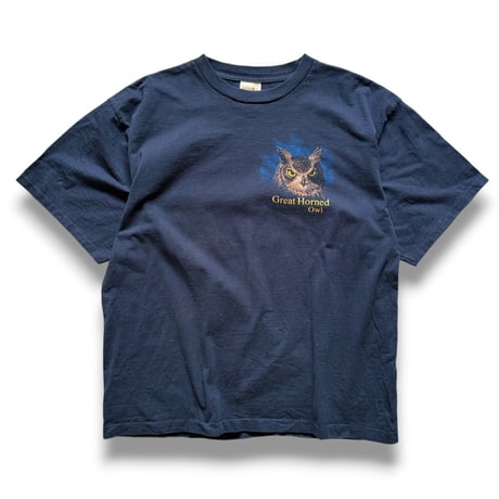 Made in USA / Owl Tee / Navy XL / Used