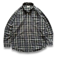 90's J.CREW / Plaid B.D.Shirt / XL / Used