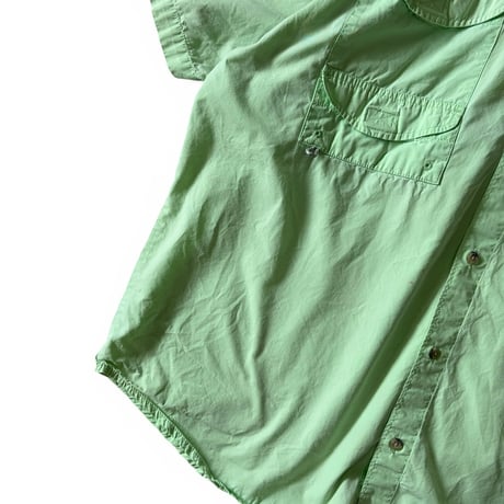 00's Columbia / PFG Field Shirt / Mint Green L / Used
