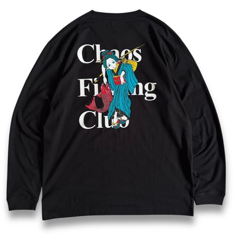 Chaos Fishing Club / The Original Fishing Girl T-Shirt LS / Black