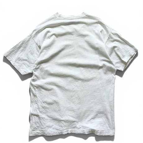 Made in CANADA / 90's Fishing Printed Tee / White XL / Used