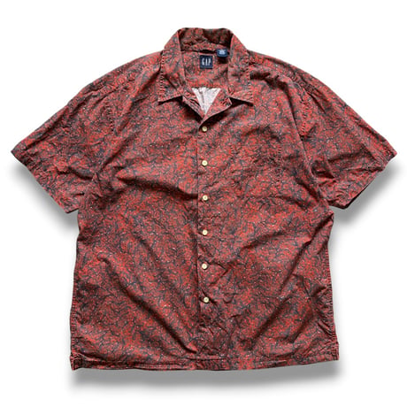 00's GAP / Patterned Shirt / XL / Used