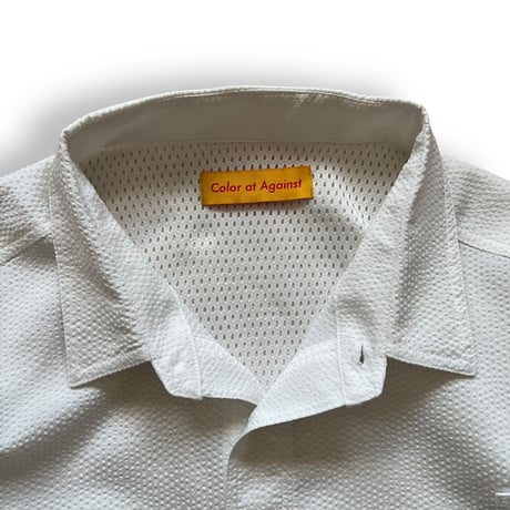 Color at Against Originals / Seersucker Field Shirt / White