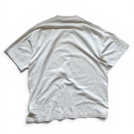 Made in USA / 90's Illustration Tee / White XL / Used