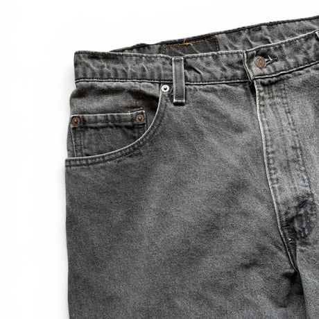 Made in USA / 90's Levi's / 560 Denim Pants Length Custom / Black 36/ Used