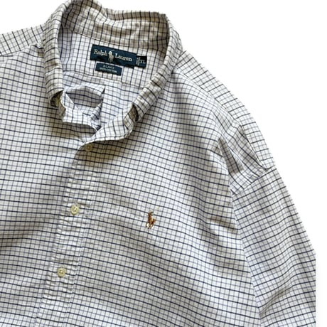 Ralph Lauren / "BLAKE" Plaid B.D.Shirt / XL / Used