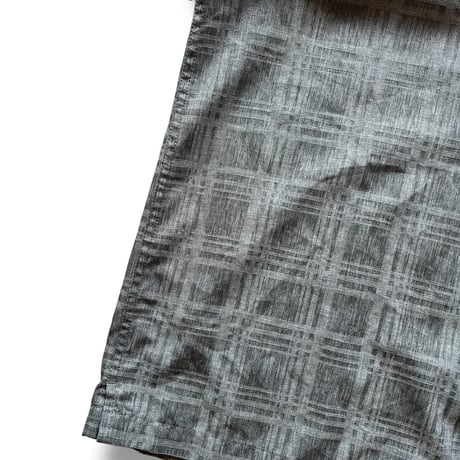 haggar / Plaid Open Collared Shirt / Grey XL / Used