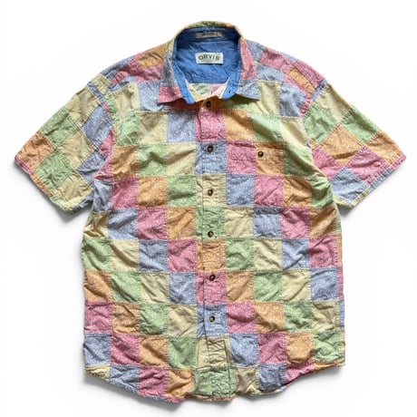 ORVIS / Patch Work Shirt / L / Used