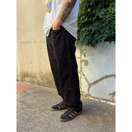 Made in USA / 90's Levi's / 550 Denim Pants Length Custom / Black 36 / Used