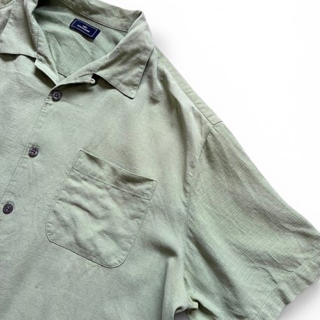 DOCKERS / Open Color Shirt / Pistachio L相当 / Used