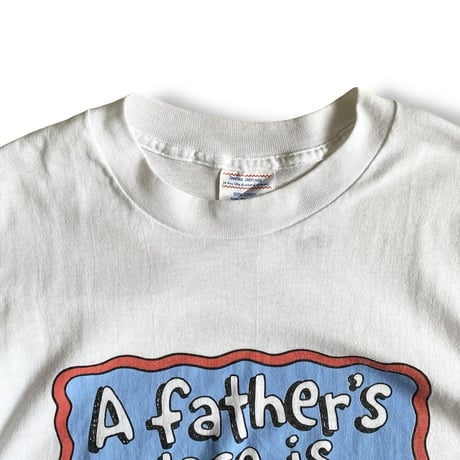 Made in USA / Fishing Printed Tee / White XL / Used