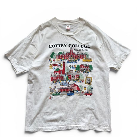 90's Illustration Tee / White XL / Used