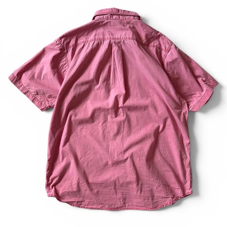 90's L.L.Bean / Cotton Field Shirt / Peach XL / Used