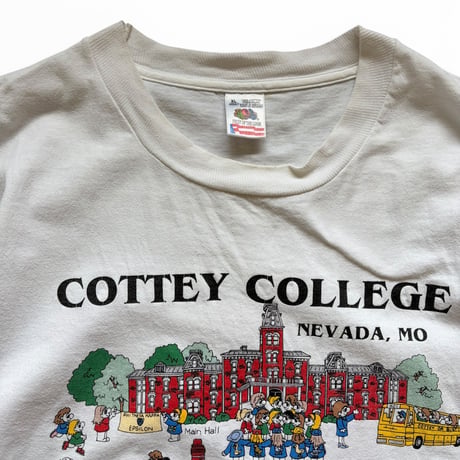 90's Illustration Tee / White XL / Used