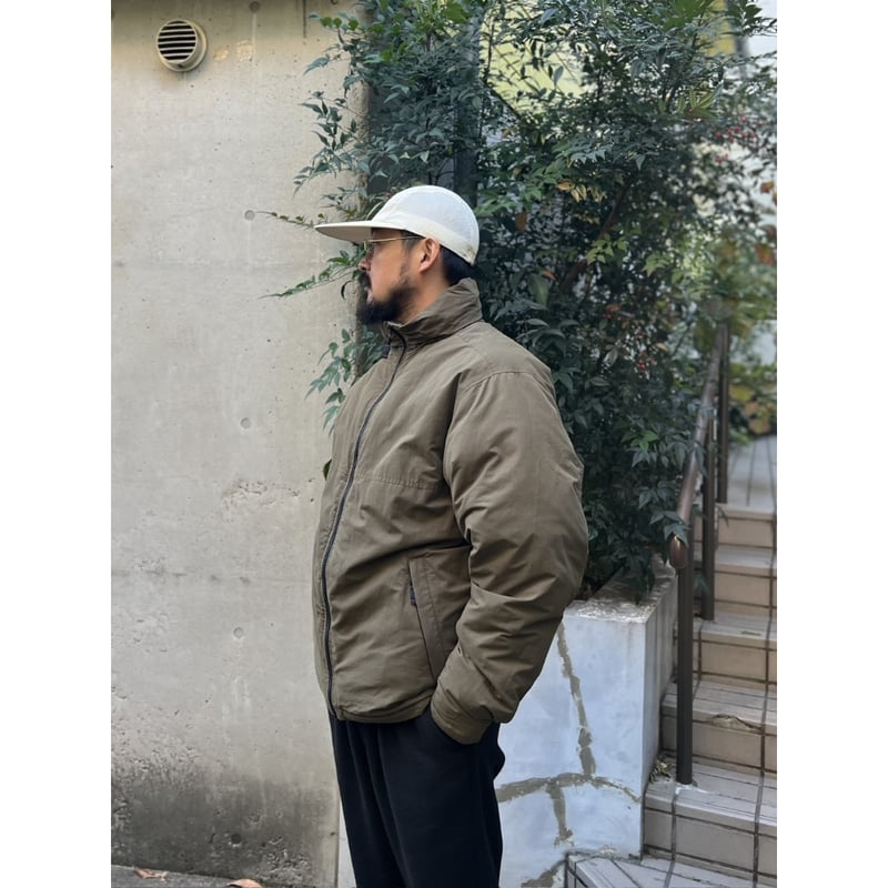 00's Eddie Bauer / Nylon Down Jacket / Khaki XL