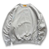 Color at Against Originals / Heavy Cotton 15oz. Crew / Ash