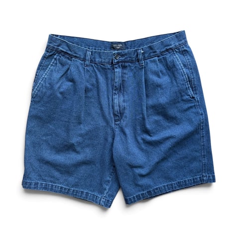 DOCKERS / 2Tuck Denim Shorts / Indigo 36 / Used