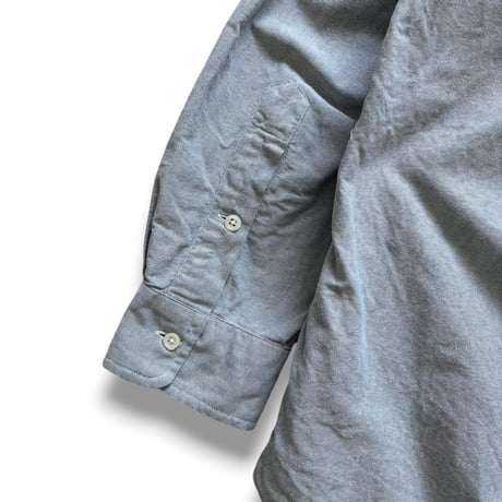 Ralph Lauren / "BIG SHIRT" Plaid B.D.Shirt / Grey L / Used