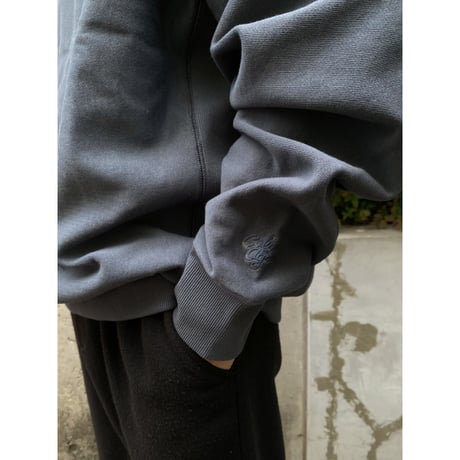 Color at Against Originals / Heavy Cotton 15oz. Crew / Dark Slate