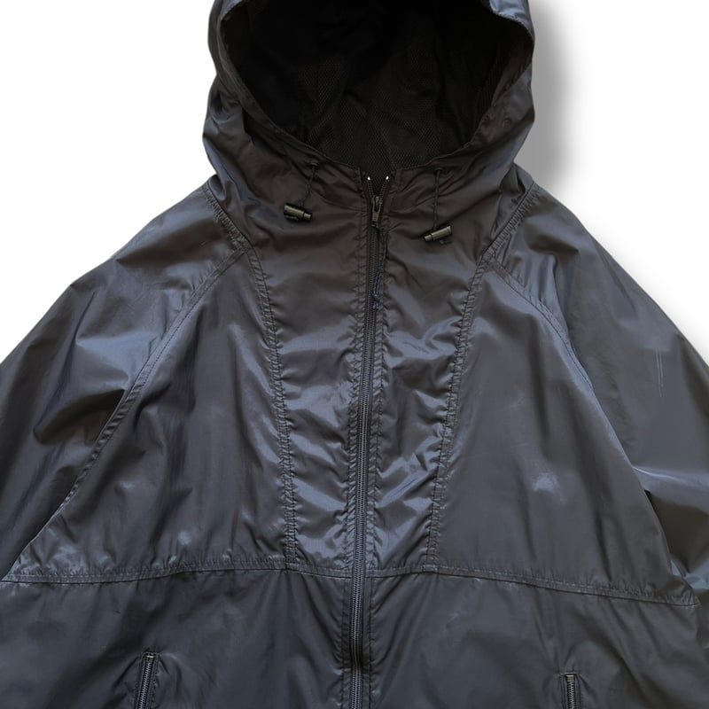 90's REI / Packable Nylon Shell / Black 2XL / U