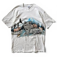 Made in USA / 90's Wild Tee / White XL / Used