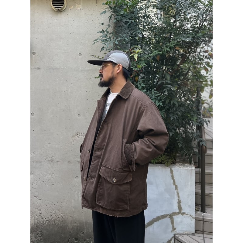 90's ST.JOHN'S BAY / Lined Field Coat / Brown X