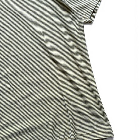 ST.JOHN'SBAY / Striped Tee / Yellow XL / Used