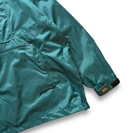 90's REI / Packable Nylon Anorak / Green L / Used