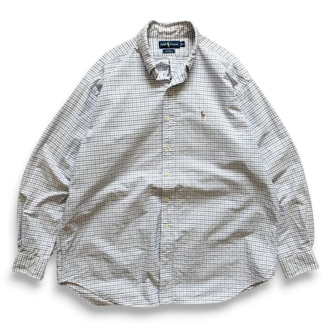 Ralph Lauren / "BLAKE" Plaid B.D.Shirt / XL / Used