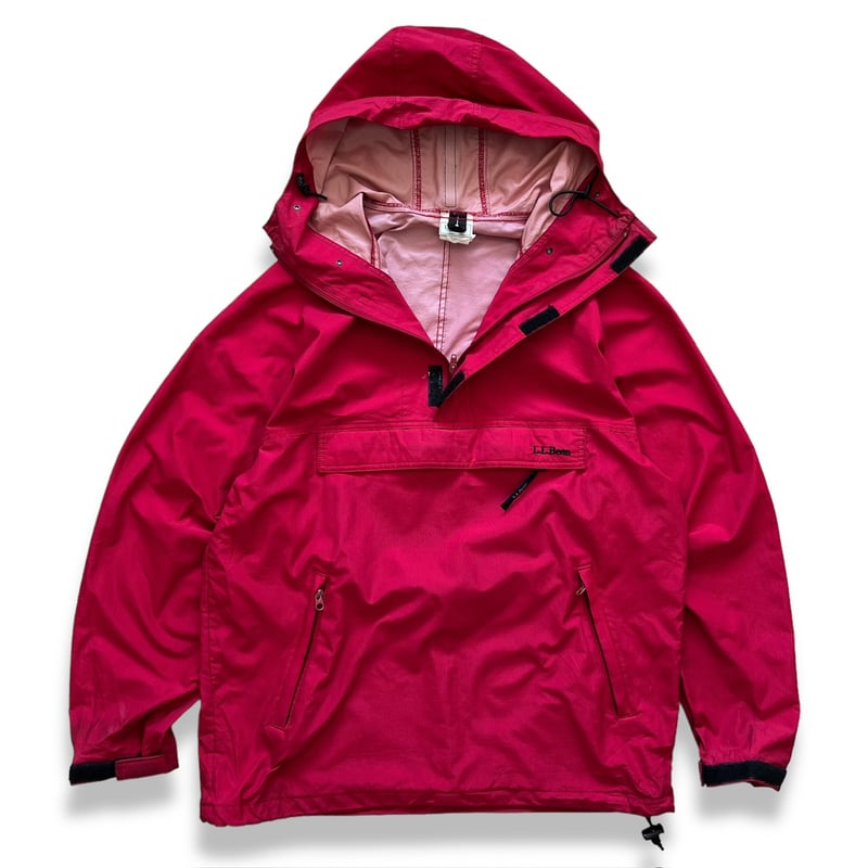 Made in USA LL BEANアノラックXL レッド Made in USA LL BEANアノラックXL レッド 80's
