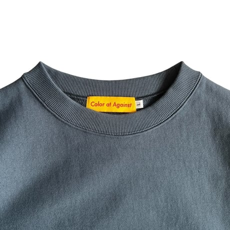 Color at Against Originals / Heavy Cotton 15oz. Crew / Dark Slate