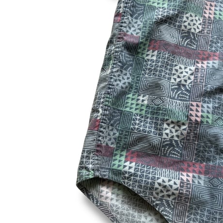 80's Eddie Bauer / Patterned Cotton Shirt / M / Used