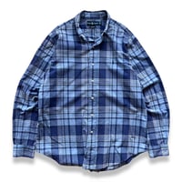 Ralph Lauren / "CLASSIC FIT" Plaid B.D Shirt / Blue L / Used