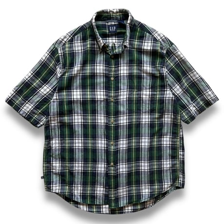 00's GAP / Plaid Shirt / L / Used