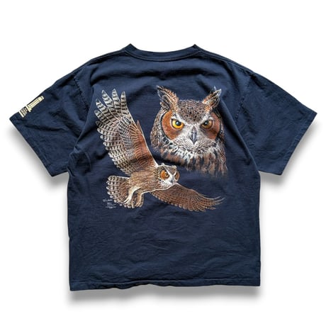 Made in USA / Owl Tee / Navy XL / Used