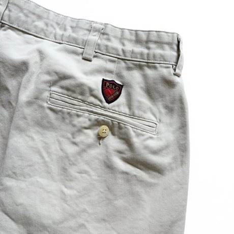 POLO GOLF / 2Tuck Chino Shorts / Natural 36 / Used