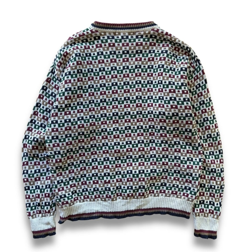 Made in USA / 80's Eddie Bauer / Cotton Knit /