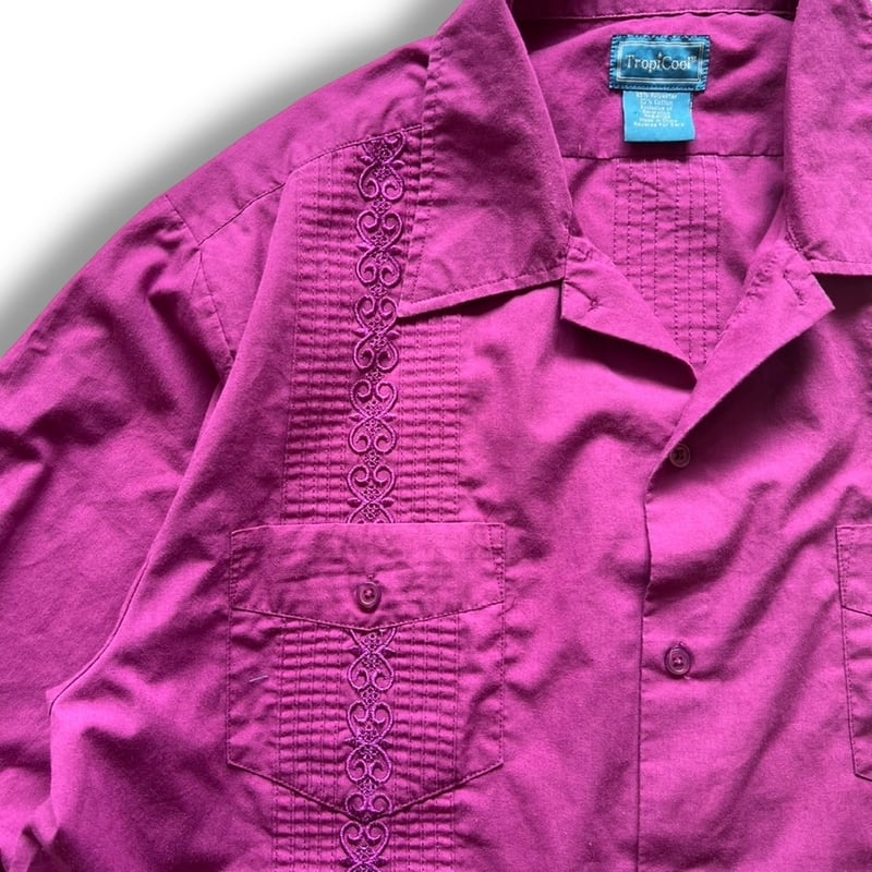 TropiCool / LS Cuba Shirt / Purple L / Used | C