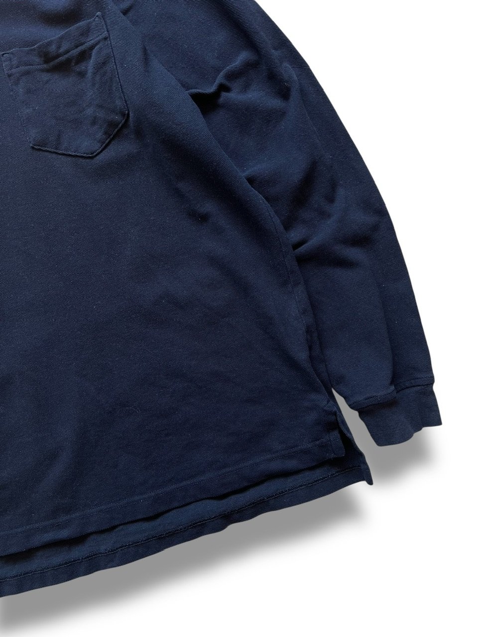 LANDS' END Sweat Polo Shirt スウェットポロ USA製 LANDS' END Sweat Polo Shirt スウェットポロ USA製 90s LANDS