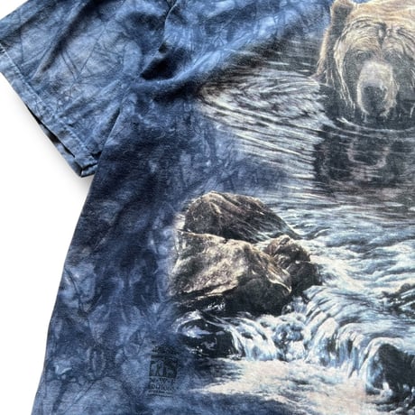 Bear Printed Tee / Navy XL相当 / Used