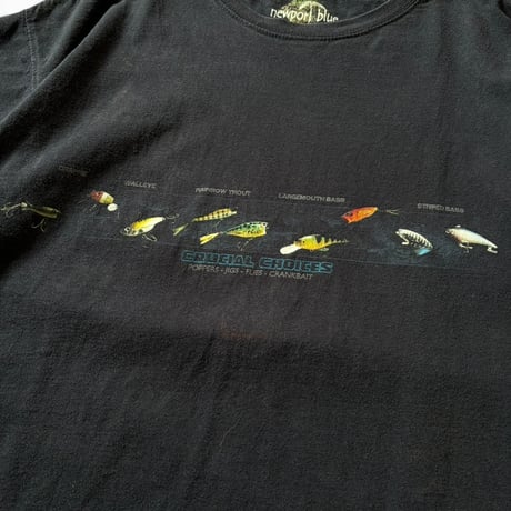 Fishing Lure Tee / Black XL / Used