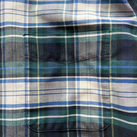 Made in USA / 80's L.L.Bean / Plaid Shirt / 16(L) / Used